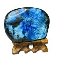 Blue Labradorite Moonstone Feminine Gemstones Crystals and Stones Healing Witchcraft Altars Prayer Supplies Spiritual Decoration