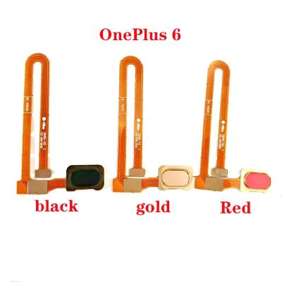 สําหรับ OnePlus 6 เครื่องสแกนลายนิ้วมือ Touch Sensor ปุ่มโฮม Return Flex Cable