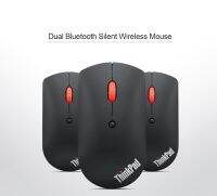 Original ThinkPad Dual Bluetooth Wireless Mouse พร้อม Bluetooth 5.0 2400DPI เมาส์ปุ่มเงียบสำหรับ Windows 4Y50X88822