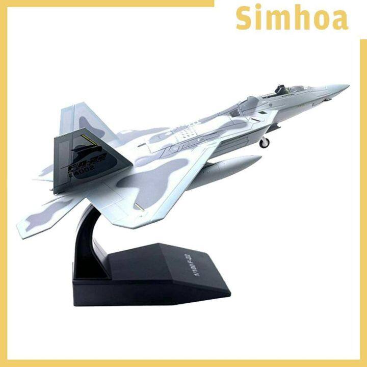 simhoa-ของเล่นโมเดลเครื่องบินสหรัฐอเมริกา-1-100-usa-airline-f-22