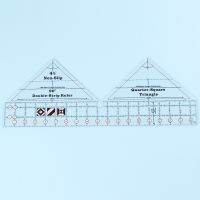 [COD] Clothing design ruler acrylic 90° triangular hand sewing cutting cloth double patchwork