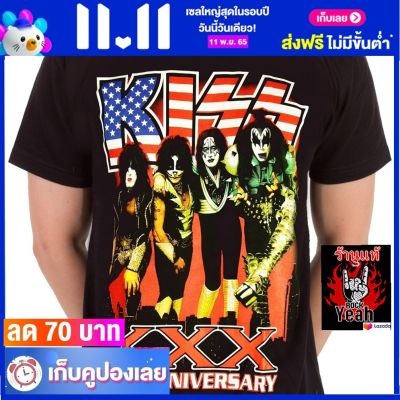 เสื้อวง KISS เสื้อร็อค เสื้อทัวร์ คิส  ไซส์ยุโรป RCM617