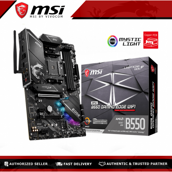 SALE!! MSI MPG B550 Gaming Edge Wifi Motherboard Lazada PH