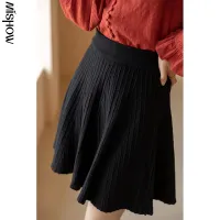 MISHOW 2021 Autumn Black Skirts For Women LongShort Length Slim High Waist Hold Skirt Female Bottoms MXA37B0138