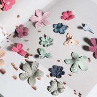 Creative Leather Fake Flower 30pcs Mini Multicolor Handmade Artificial Flower Head als Sewing Crafts Supplies DIY Accessories