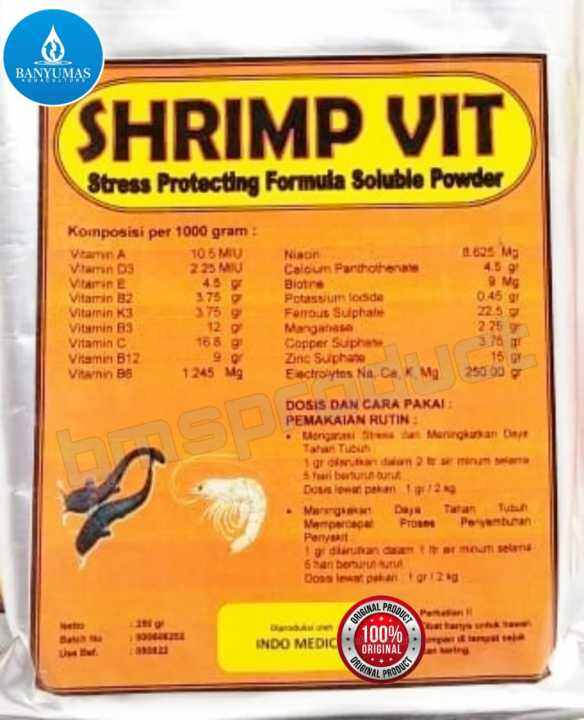 Shrimp Vit Multivitamin Ikan Dan Udang Mengatasi Stress Dan Mencegah Ikan Sakit Ad Lazada