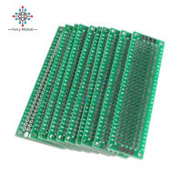 【☸2023 New☸】 zhufengdi558151 แผ่นตัดขนมปังรากเดิม Pcb สองด้าน10ชิ้นชุบดีบุกขนาด2X8ซม. 20X80มม. Fr4