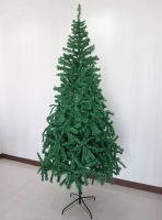 ต้นคริสต์มาสสีเขียวขนาด2.4เมตร/8ฟุต ต้นคริสมาสปลอมชนิดพุ่มหนาขนาดกลาง 8 / 2.4M Medium-sized Christmas Tree