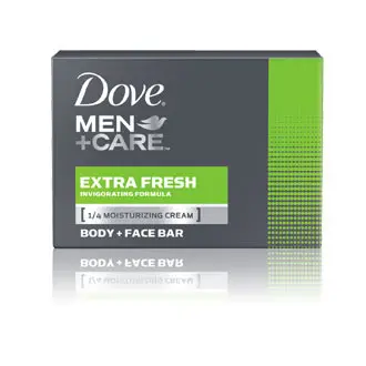 Dove Men+Care Extra Fresh Invigorating Formula Body & Face Bar 6 Pk 3.75 oz  Soap