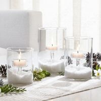 【hot】♧○  Transparent Candle Holder Wedding Decoration Table Centerpieces Restaurant Hotel Dining Candelabra