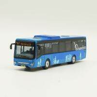 Die-Casting 1:87 Scale CROSSWAY โต๊ะเล่นทรายรถบัสโมเดลรถยนต์ตกแต่งโลหะรถของเล่นฉากแสดง Hoy ของขวัญคอลเลกชัน Hoy หล่อตายยานพาหนะ