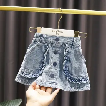 Baby jean hot sale skirts