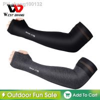 WEST BIKING 2Pcs Sleeve UV Protection Arm Sleeve Men Women Cooling Hand Cover Sport Running Fitness Cycling Bike Sleeves Cover