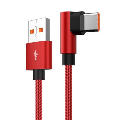 （SPOT EXPRESS）สายข้อมูล Mobile90องศาการชาร์จอย่างรวดเร็ว4.0การชาร์จมุมขวา USB C ถึง USB Type C Cable66W