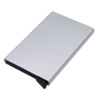 hot！【DT】✻  Credit Card Holder Men Anti ID Cardholder Rfid Wallet Metal Porte Carte