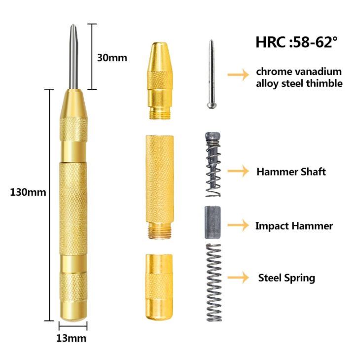 hh-ddpjxcan-1pc-130mm-automatic-center-pin-punch-drill-automatic-window-breaking-device-wood-metal-hole-punch-drill-bit