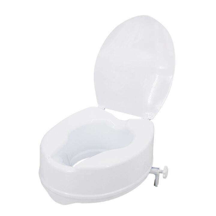 2/4/6 In Raised Toilet Seat Elevated Bathroom Senior S Pregnant Women