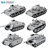 NEW LEGO WW2 German Military Battle Tank Model Building Blocks Technical Blocks Tracked Armored Vehicle Army Soldier Bricks Toys for Boys