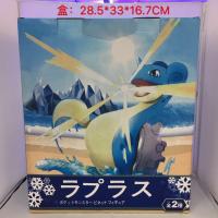 Anime Pokemon Lapras Action Figure GK Pocket Monsters Dragon Fighting Scene PVC Model Cartoon Decoration Toys Gifts For Children