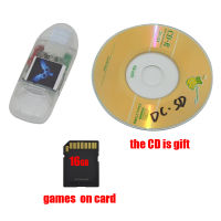 New for Sega DC SD card reader with indicator light Adapter Converter For DreamCast game with free 16GB SD card