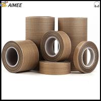 AIMEE 10m/Roll ไฟฟ้า สารหน่วงไฟ ทนต่อการสึกหรอ เครื่องปิดผนึกกาว ฉนวน เทปไฟเบอร์ ทนต่ออุณหภูมิสูง ผ้าเทปผ้า