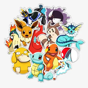 50pcs Autocollants Pokémon