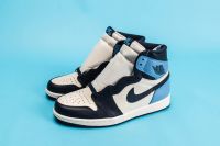 RT HOT 【Original】 ΝΙΚΕ J- 1 High O- G- New North Card Black, white and blue Basketball Shoes Sports Shoes (Free Shipping)