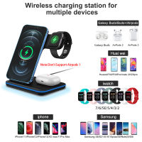 15W Wireless Charger Stand Fast Charging สำหรับ Galaxy Samsung S21 Watch 34สำหรับ 1213สำหรับ Qi Dock Station