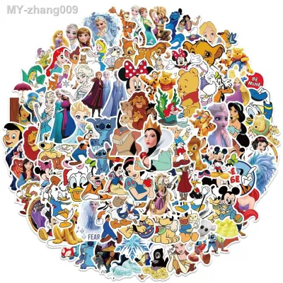 10/30/50/100pcs Disney Cute Mix Cartoon Anime Stickers Decal for Kids Toy Motorcycle Luggage Laptop Phone Diary Graffiti Sticker