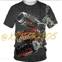 Siap 2023！New！untuk pengiriman: logo Coca Cola 3D dicetak baju biasa untuk pria 19 2023 High quality products （Freeprinting of names）