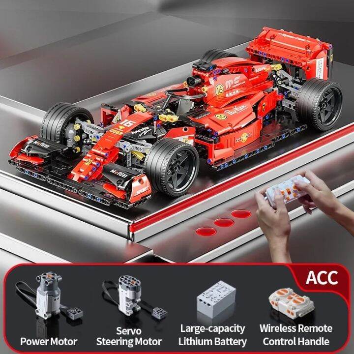 7ael F1 RC Race Cars 1163PCS Building Sets MOC Remote Control Building Blocks Cool Collectible