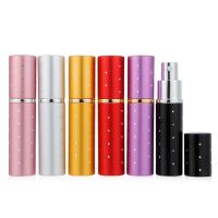 10ml Mini Portable Refillable Perfume Spray Bottle Atomizer Aluminum Empty Parfum Bottle Spray Cosmetic Containers For Travel Travel Size Bottles Cont