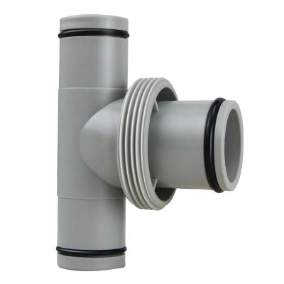 1 Piece Above Ground Pool Parts, Pool Hose Adapter Replacement 1.5In Nozzle Replacement Parts for Intex Pool (1.5In to 2X1.25In T Style )