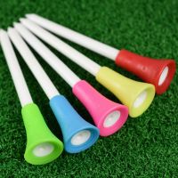 Golf Rubber Socket Tee Soft Rubber Sleeve Ball Stud Plastic Golf Ball Stud 83mm Durable Rubber Cushion Top Multi Color Golf Supplies