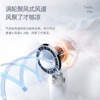 【cw】2022 New Portable Handheld Turbo Mini USB Rechargeable Small Fan Desktop Mute Leafless Gift Fan 【hot】 1