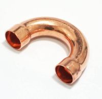 8x0.9x25mm 180 Degree Return Bend Copper End Feed Plumbing Pipe Fitting for gas water oil