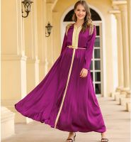 [COD] Abaya Turkish Muslim Tassel beads Caftan Dubai Kaftan Islam Clothing Dresses Tesettur Elbise Gamis Wanita