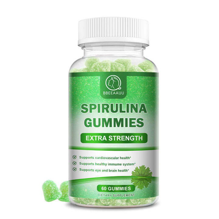 Organic Spirulina Gummy Green Superfood For Boosting Immunity