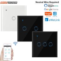 ☃❈ Smart Life WiFi Tuya Ewelink Light Wall Switches Touch Glass Panel Wireless Voice Remote Control by Alexa Google Home 1/2/3 Gang