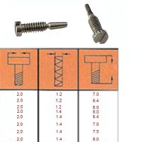 【LZ】✧✖  Parafuso para reparo de dobradiça de mola parafusos de encaixe parafusos auto-alinhados vários tamanhos 200PCs