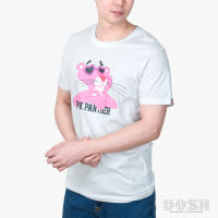 DOSH UNISEX T-SHIRTS PINK PANTHER เสื้อยืดคอกลม แขนสั้น ผู้ชาย-ผู้หญิง 9DPPMT5010-OW