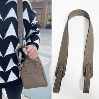 ☾ H Elephant Gray Lychee Leather Shoulder Strap Transformation Vegetable Basket Bag One Shoulder Underarm Messenger Bag Broadband Single Purchase Accessories