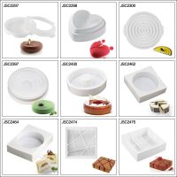 Silicone Cake Tools Mold Decorating Tool Mousse Dessert Silicone Mold Baking Mould Cake 3D Baking Pan Cake Mould Random Color Bread  Cake Cookie Acces