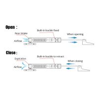 ❈ Automatic Door CloserAluminum Alloy Buffer CloseAdjustable StrengthBearing 15-60Kg 110 Degree Positioning Stop Door Hardware