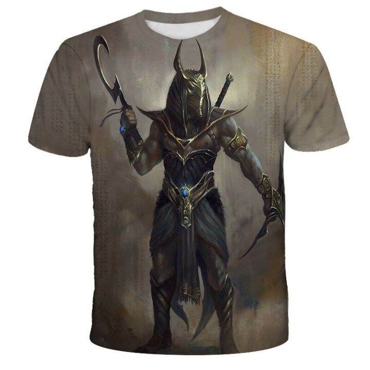 ancient-egyptian-goddess-pharaoh-3d-print-t-shirt-for-girl-boy-summer-4-20y-teen-children-casual-clothes-t-shirt-kid-cool-tshirt