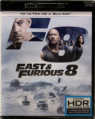 Fast &amp; Furious 8/เร็ว...แรงทะลุนรก 8 (4K+Blu-ray) (Boomerang)