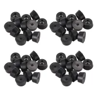 Furniture Non-Slip Tapered Rubber Feet Washer 22mm x 10mm 48 Pcs