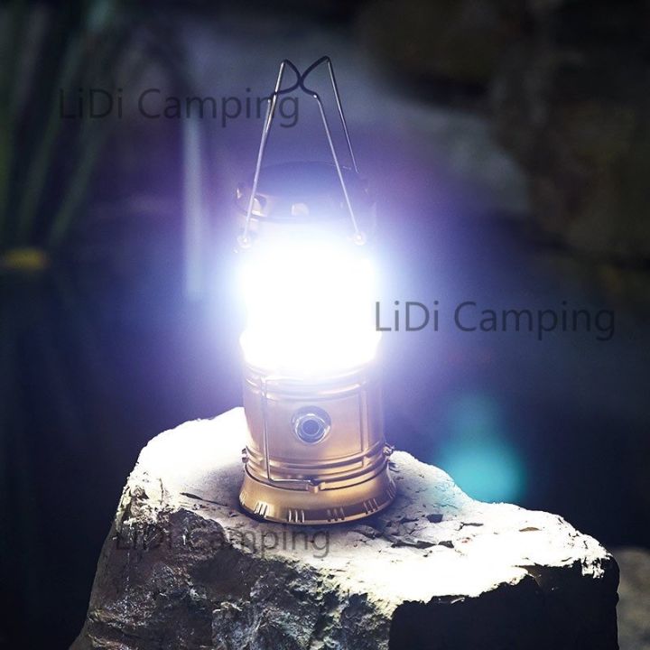 lidi-โคมไฟแค้มปิ้ง-ตะเกียงโซล่าเซล-usb-solar-cell-bulb-ตะเกียง-led-ชาร์จแบตได้-โคมไฟตั้งแคมป์