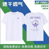 Victor YONEX The new 2023 yy sports shirts mens and womens summer short-sleeved t-shirts coat breathable quick-drying t-shirts custom