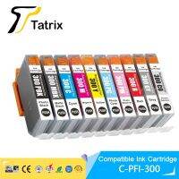 Tatrix PFI300 PFI-300 PFI 300 Premium Compatible Color Inkjet Ink Cartridge For Canon Imageprograf PRO-300 Printer